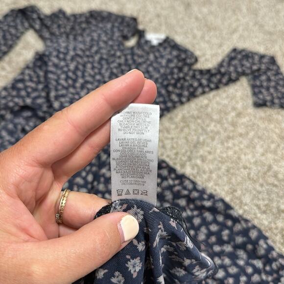 LOUNA Women's Floral Mesh Dress Size S In Black - Picture 14 of 15